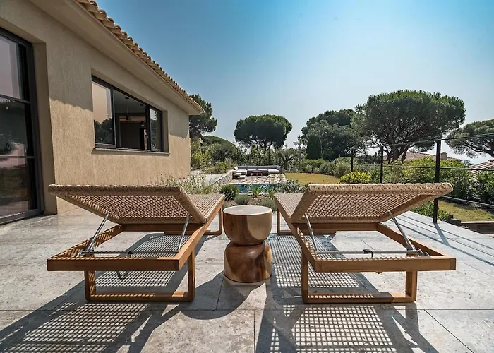 Willa Vue Mer, A Pieds, Golfe De St Tropez Sainte-Maxime